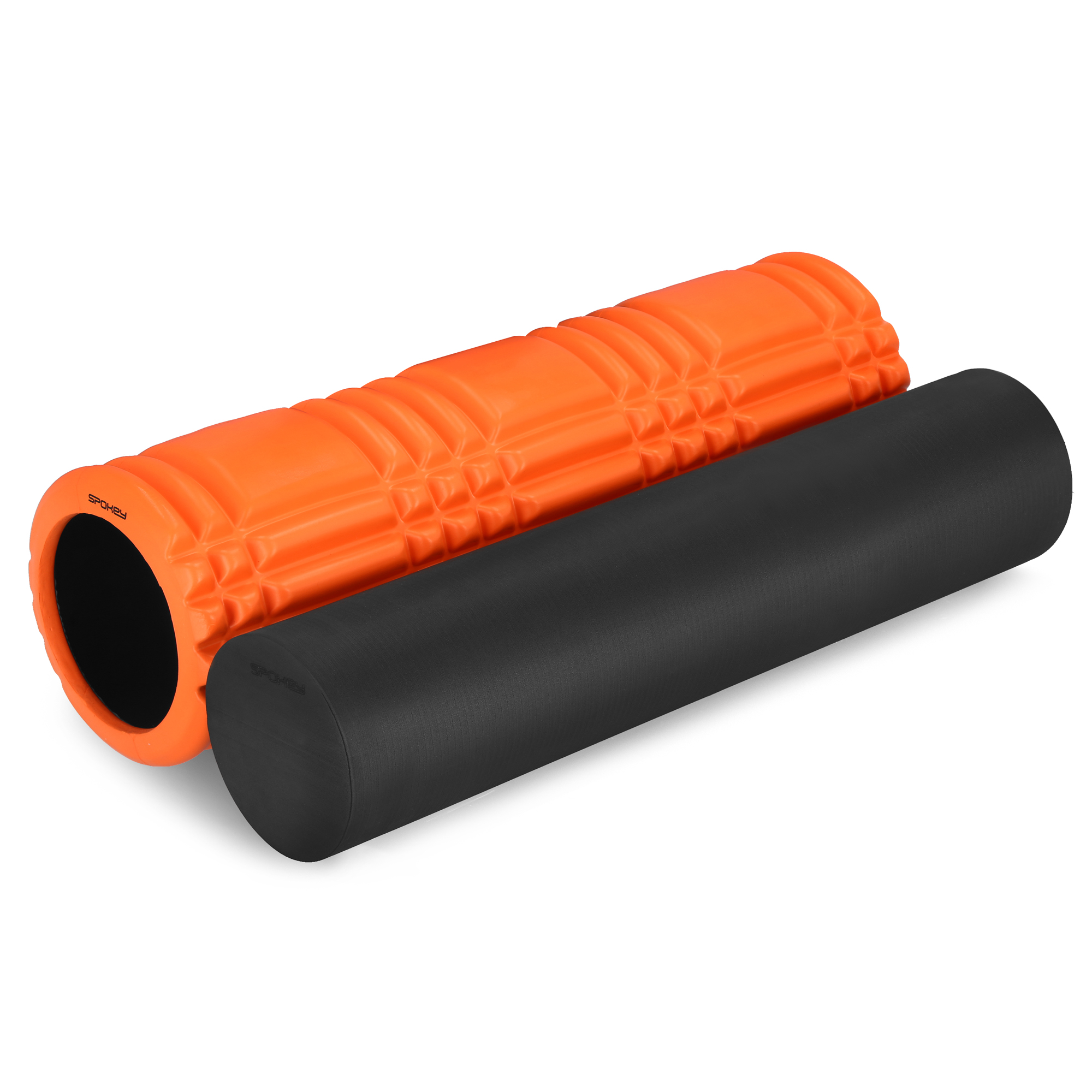 Zestaw wałków fitness 2w1 roller (2 części) pomarańczowy Spokey MIXROLL 2in1